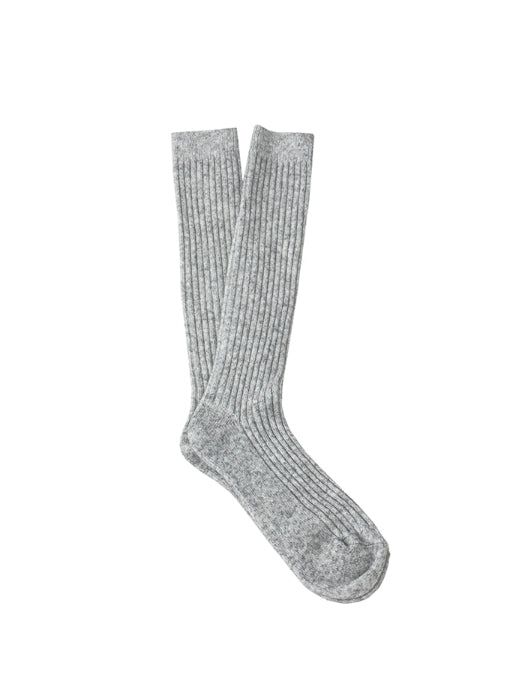 Cashmere Ribbed Over Knee Socks