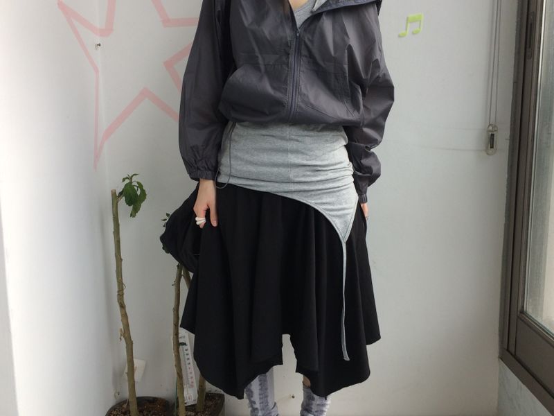 flared ribbon skirt