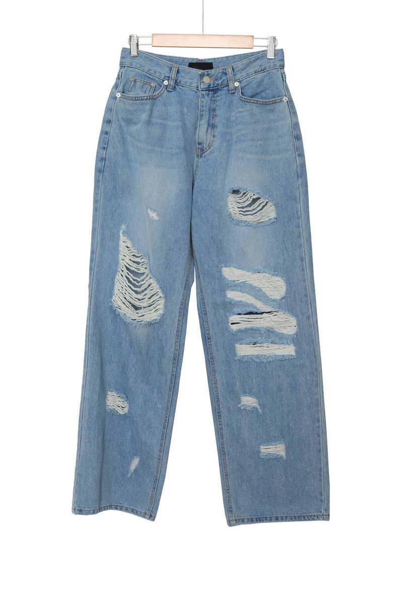 vintage wide denim pants