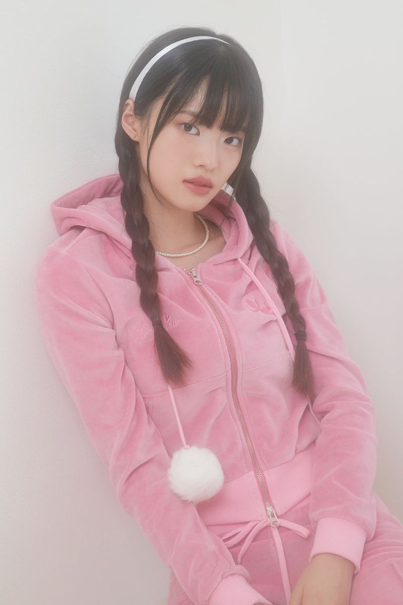VELVET BING BONG TRAINING HOODY (PINK)