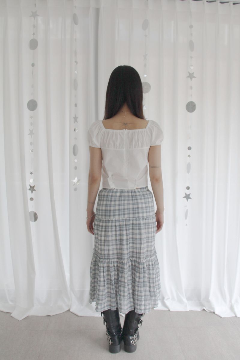 Soft Shirring Blouse