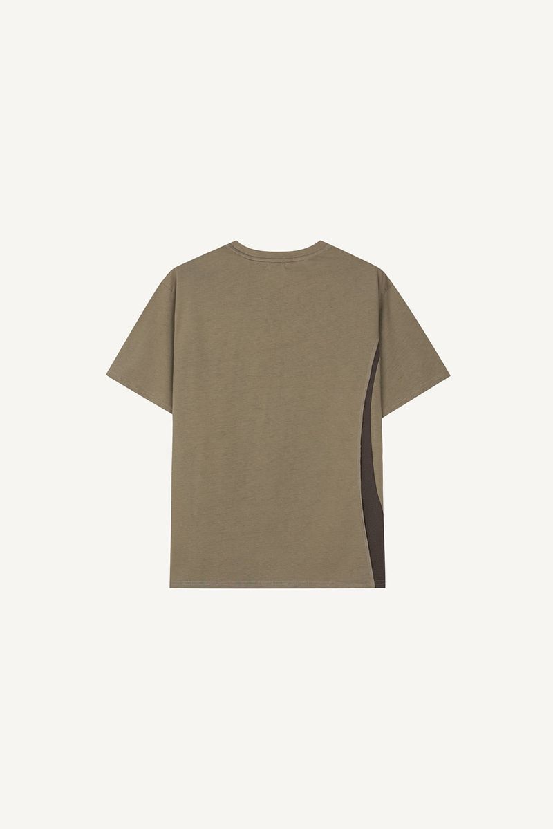 Side color matching T-shirt