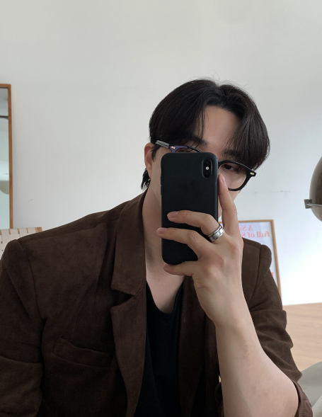 Look Hour Vintage Suede Overfit Blazer Jacket