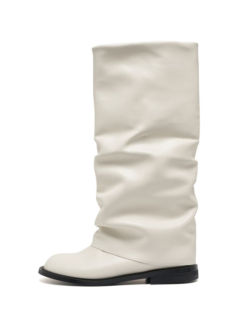 Leg warmer long Boots ivory
