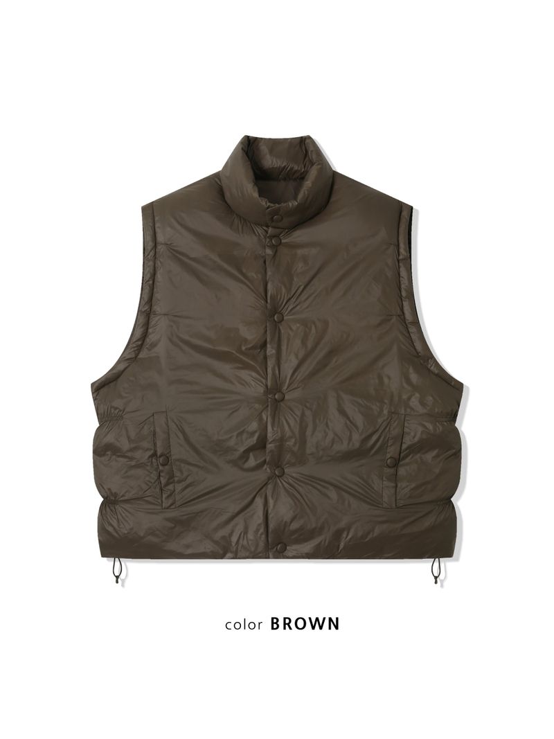 Duck Down Oversized Padded Vest (3 Colors)