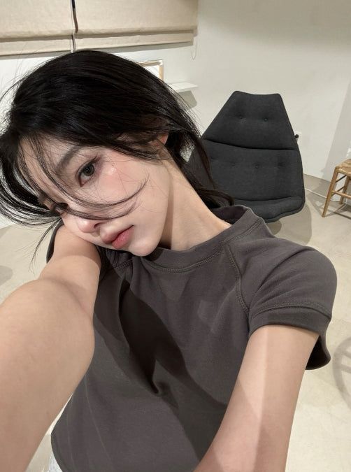 Soft loop tee
