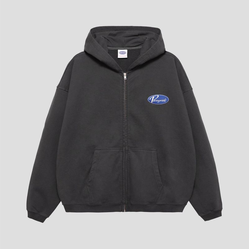 PARAGRAPH(パラグラフ)の「SCRIPT LOGO PATCH ZIP HOODIE(Tops)」