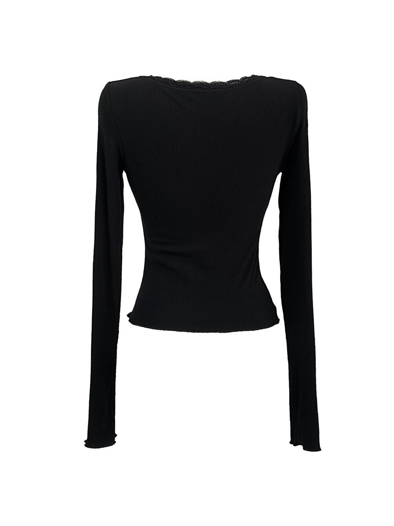 city race V-neck long sleeve T (2color)