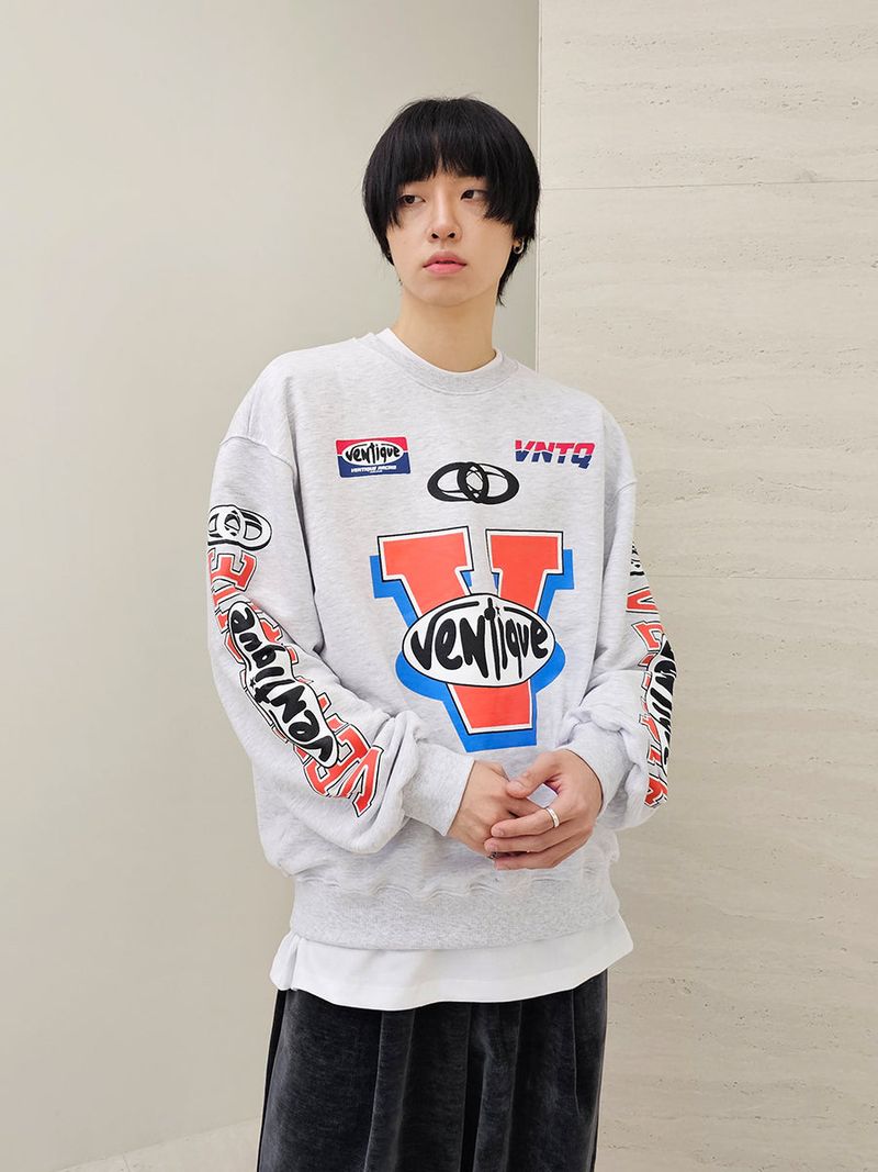 VENTIQUE Racing sweatshirt 2color