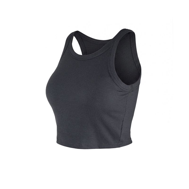 BLACK TAPE VOLUME BRA TOP - CHARCOAL NAVY