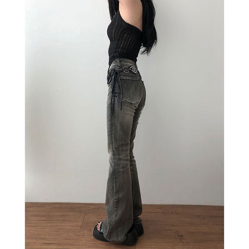 Drawing High-waist Bootscut