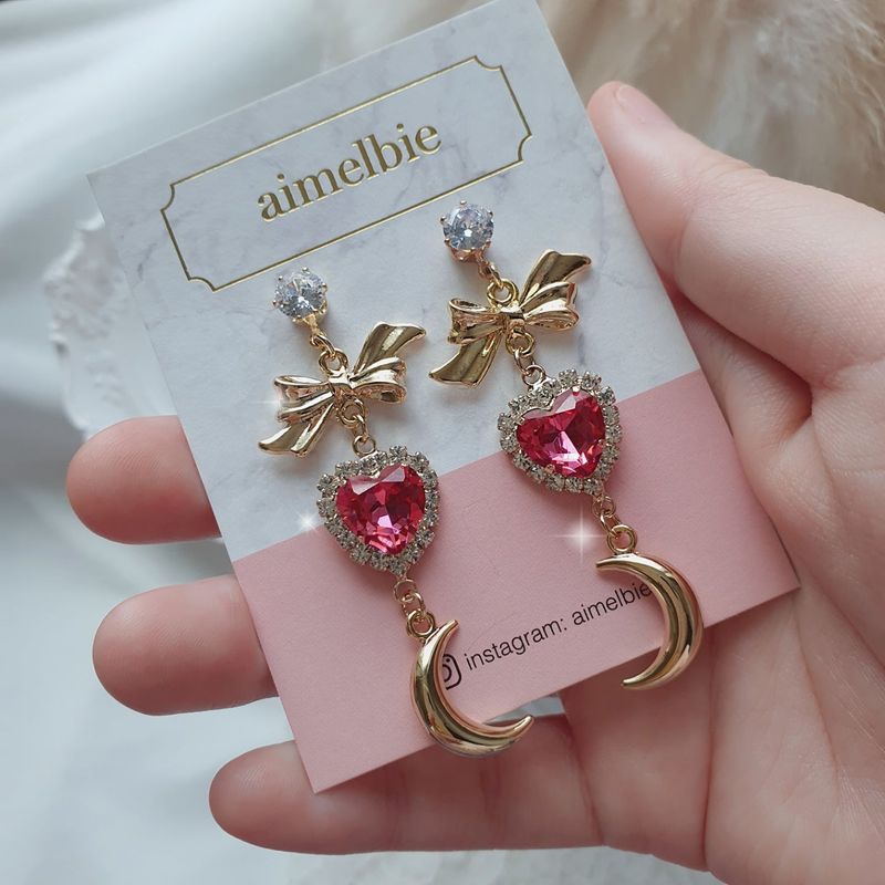 Moon Witch Earring - Rosepink