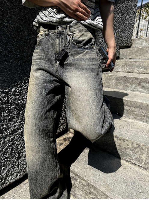 COSYHARU（コシハル）の「Emerald Tin Denim Pants（Pants）」