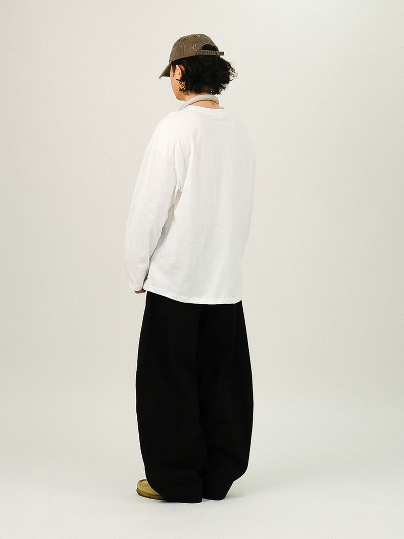 DE Back Point Wide Balloon Pants