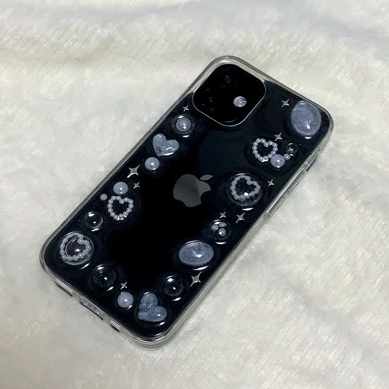 [MADE] White bubble Resin Case