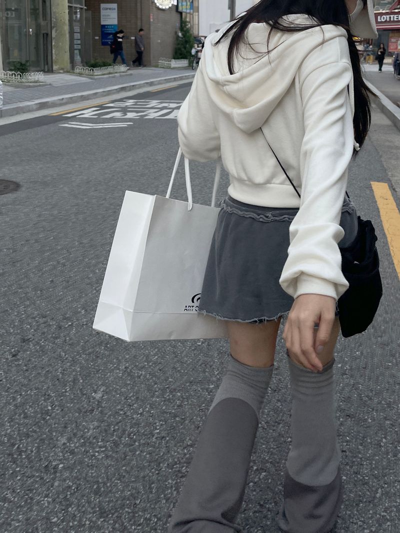 color matching slit leg warmer