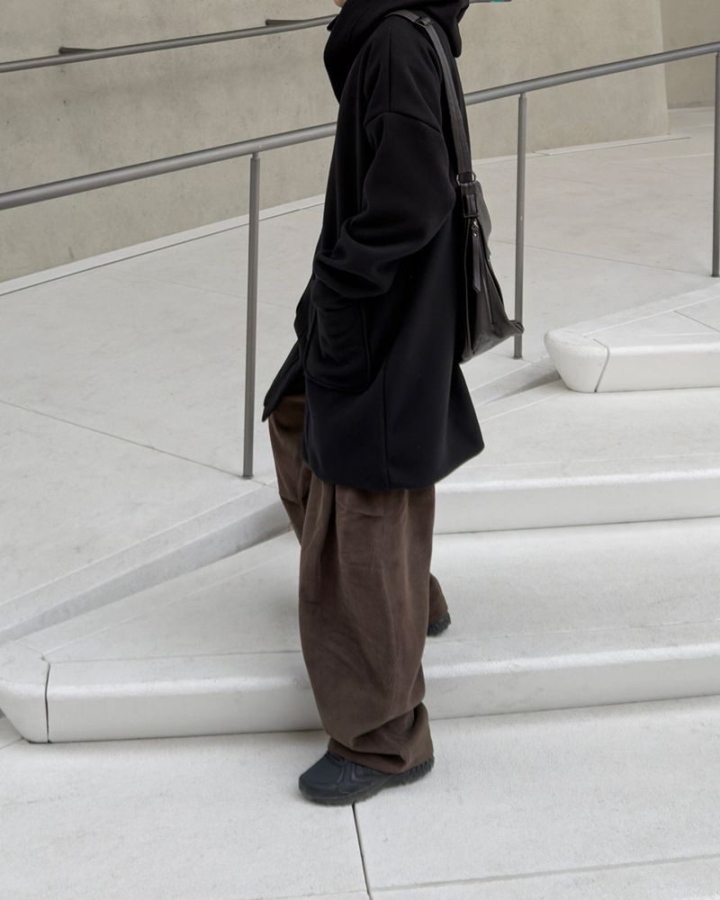 Koven Wool Hooded Coat