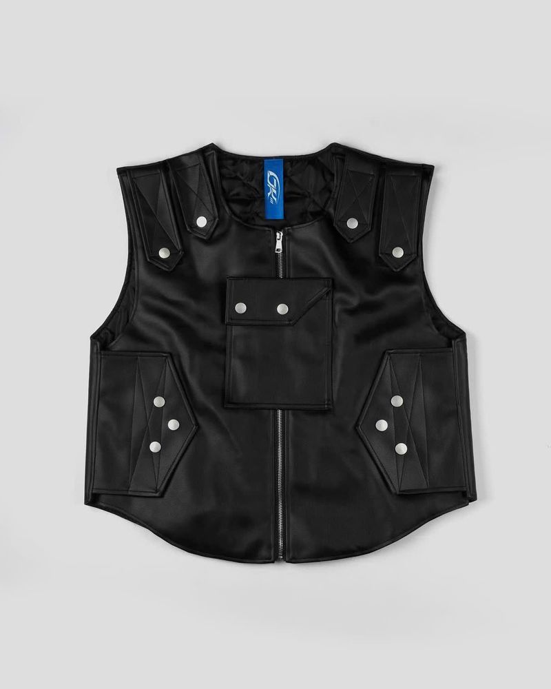 DKILLUMINATE（ディーケーイルミネイト）の「LEATHER BULLETPROOF GILE (Black)（Jackets/Outerwear）」