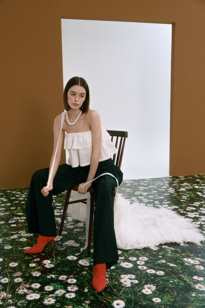 ROMANCHIC(ロマンシック)の「Shirring tube top(Tops)」
