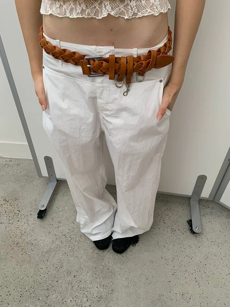 House of haus（ハウス オブ ハウス）の「Wide leather chain belt(2c)（Fashion Accessories）」
