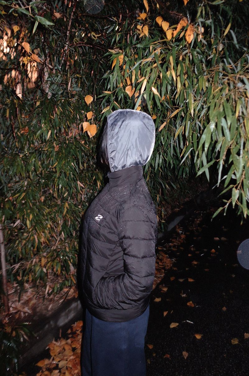 Symbol Logo Puffer Jacket Black