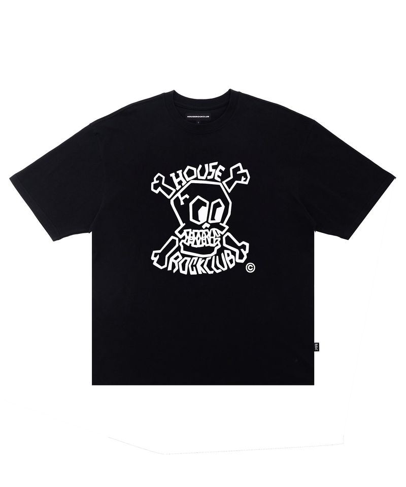 HOUSEROCKCLUB(ハウスロッククラブ)の「GARAGE SKULL TEE - BLACK(Tops)」