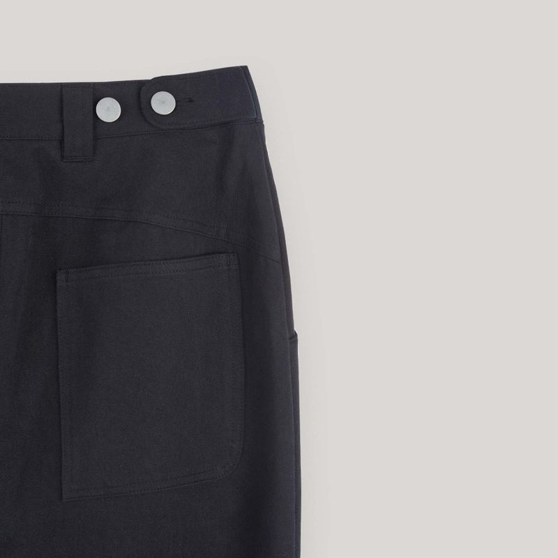 Black Wide Wing Pants