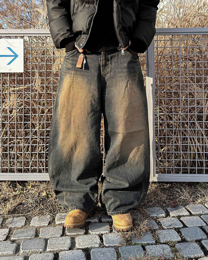 JIIGEUM（ジグム）の「Vader Vintage Wide Denim Pants（Pants）」