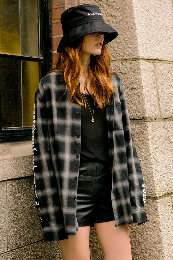 ATAR（アタル）の「タータンチェックロングスリーブシャツ｜ATAR（Tops）」