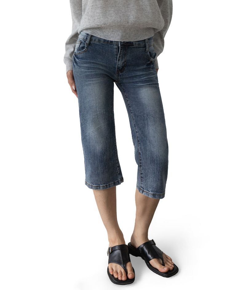 Ebe Low-Rise Capri Denim