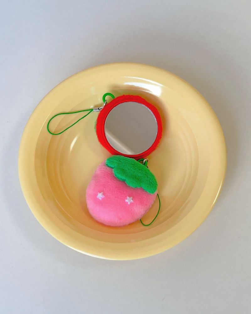 [MADE] ストロベリートマトミニミラーキーホルダー(2 types)