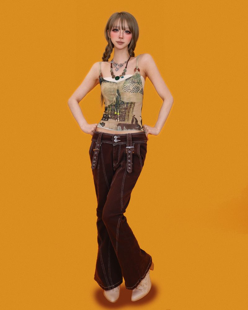 green-tea latte sleeveless