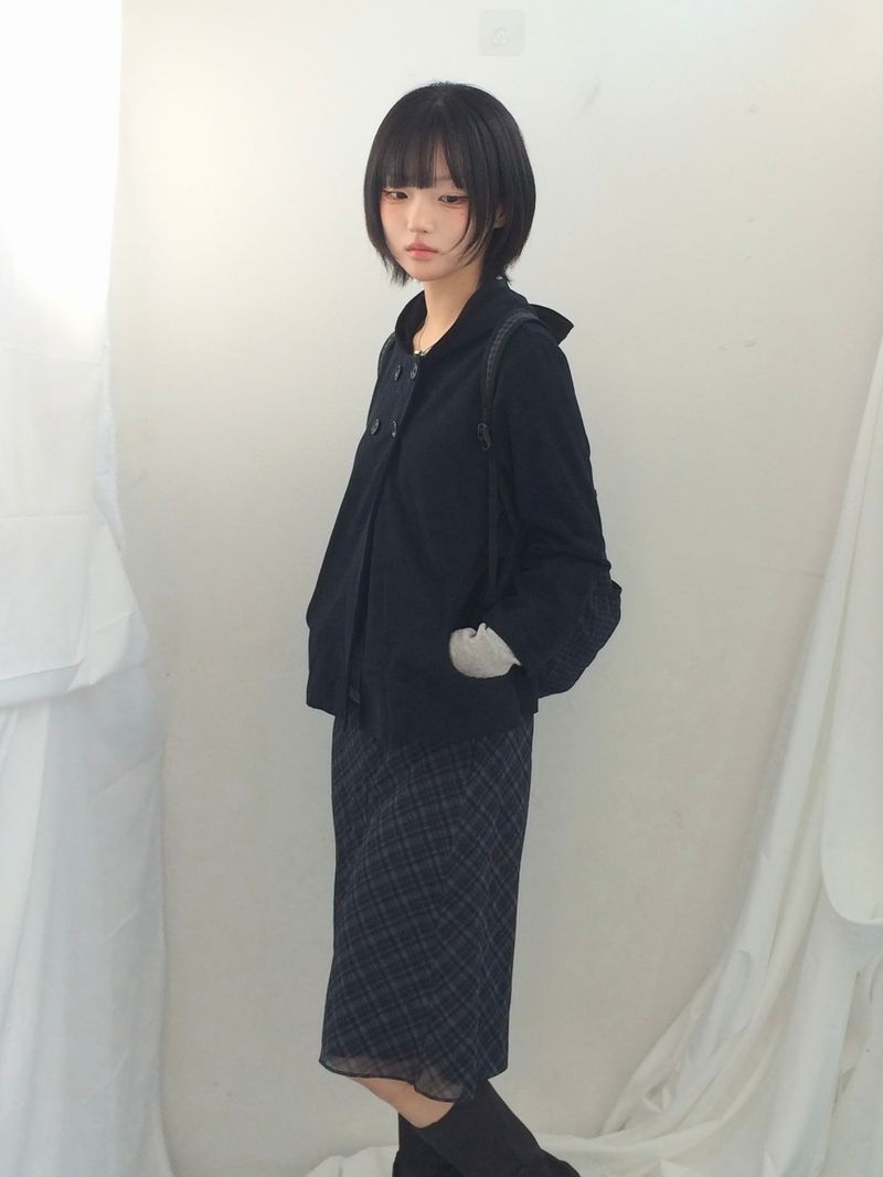 Modern Double A-Fit Short Coat
