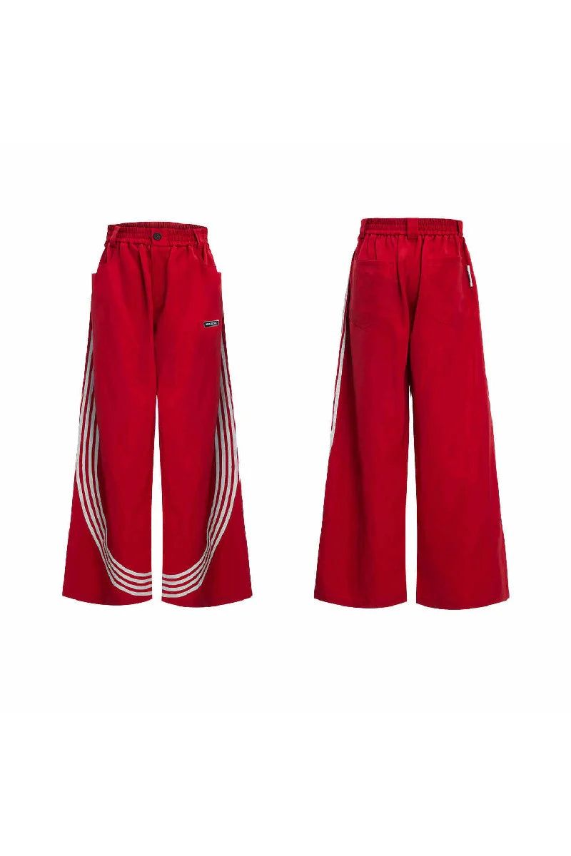Striped Retro Track Pants