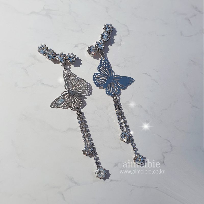  [IVE Rei, Choi Yena Earring] Butterfly Elf Queen Earring