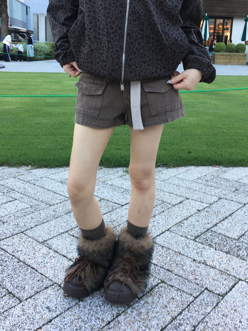 Tart-Washed Cargo Pocket Short Pants (4c)