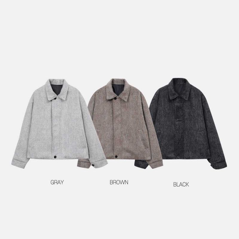A Nock Mohair Wool Jacket (3color)