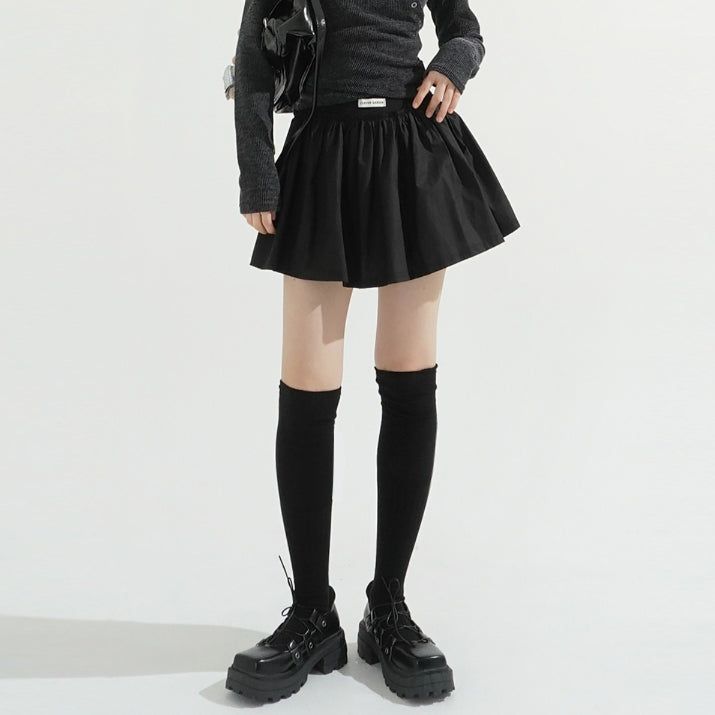 KIXI（キッシー）の「Labeling pleats skirt（Skirts）」