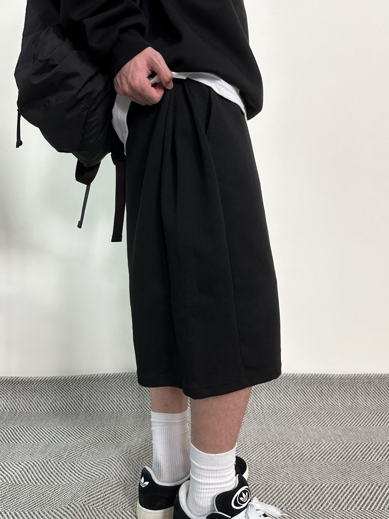 Mg Side folding bermuda pants