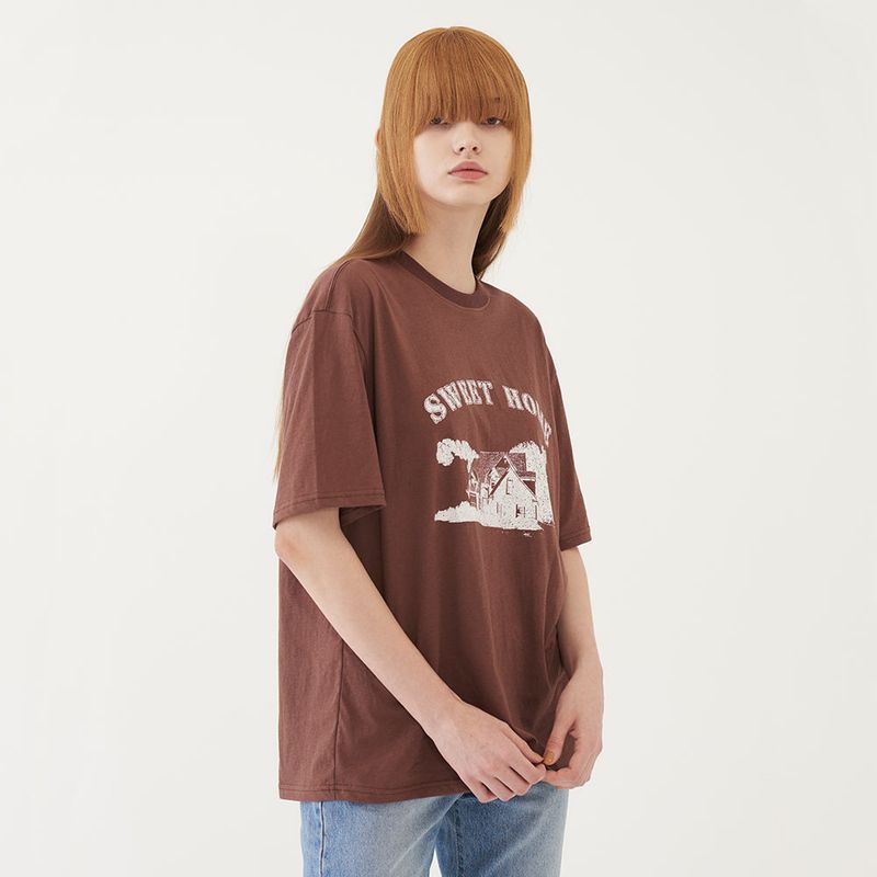 SWEET HOME T-SHORT (BROWN)