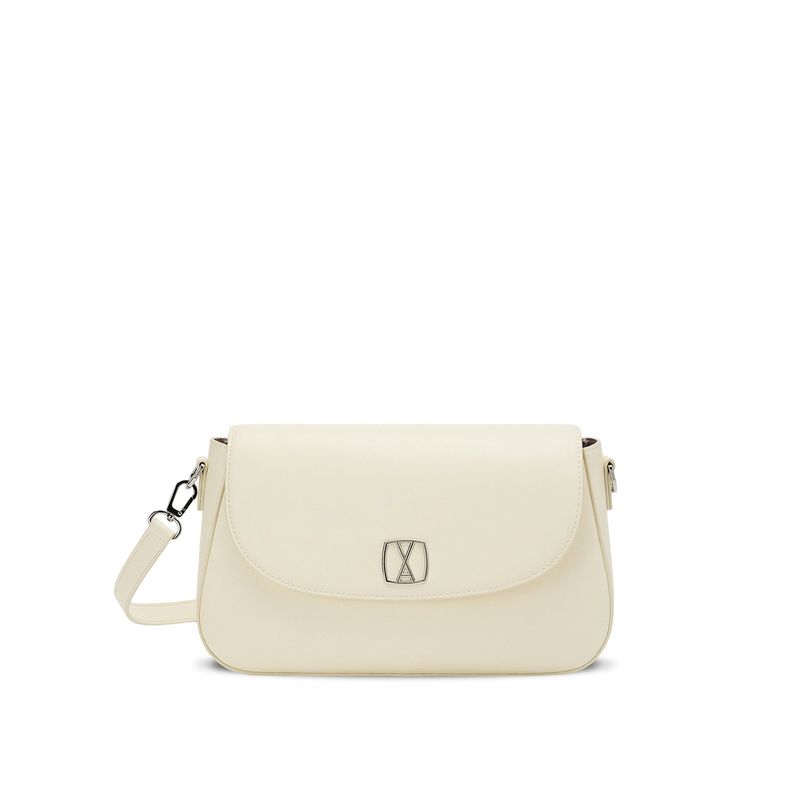 Senoir Flap Cross Bag Small Ivory