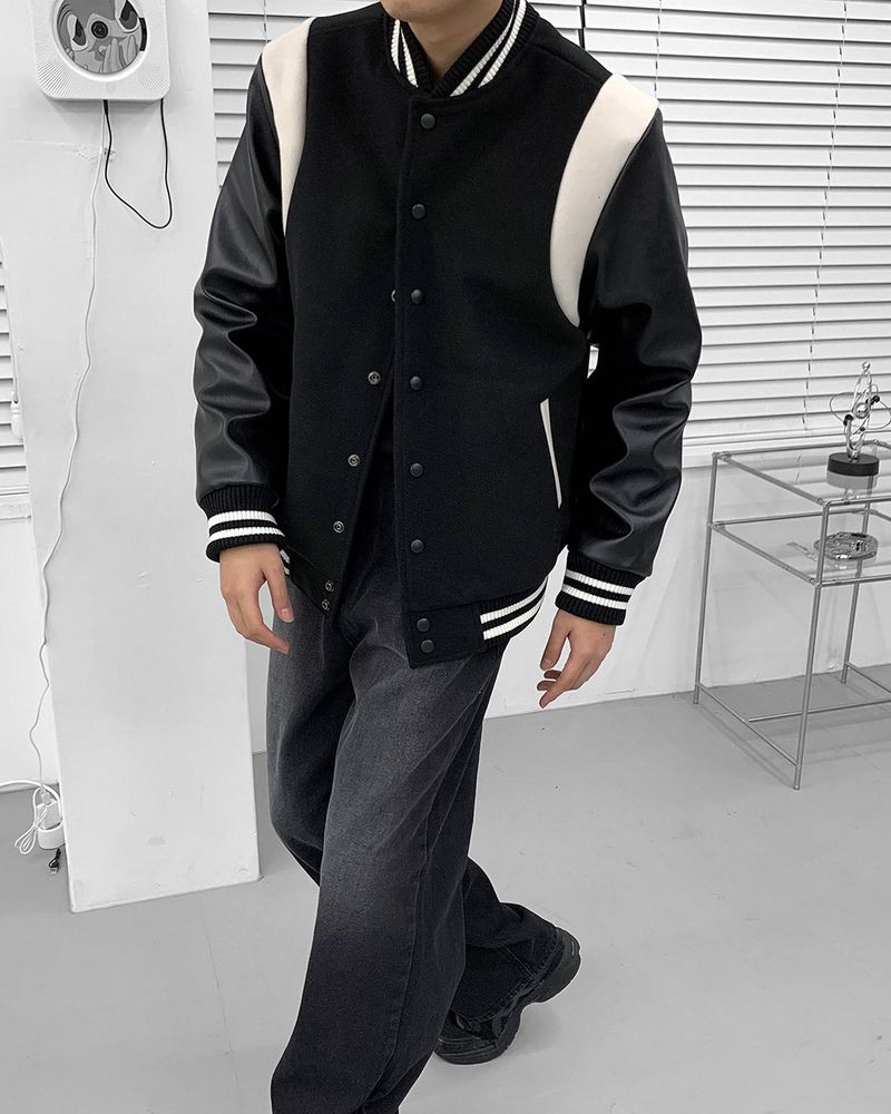 CR Obie wool varsity jacket (2 colors)