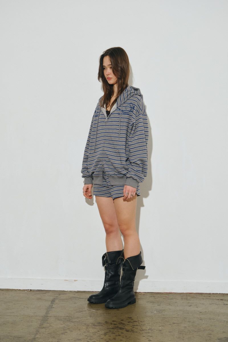 set st hood zip up (grey)