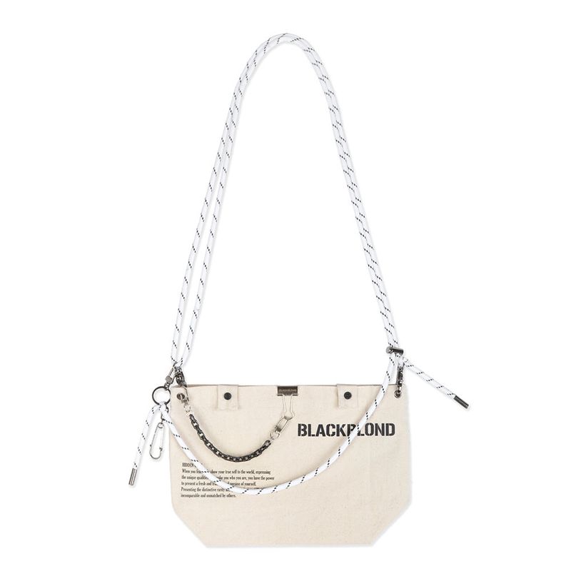 BBD Handcrafted Rope Cross Bag (Ivory)