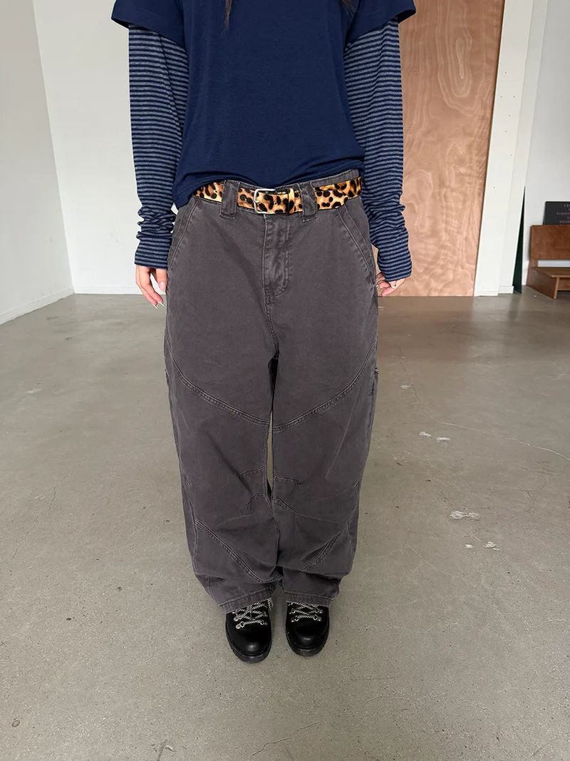 diagonal line pants