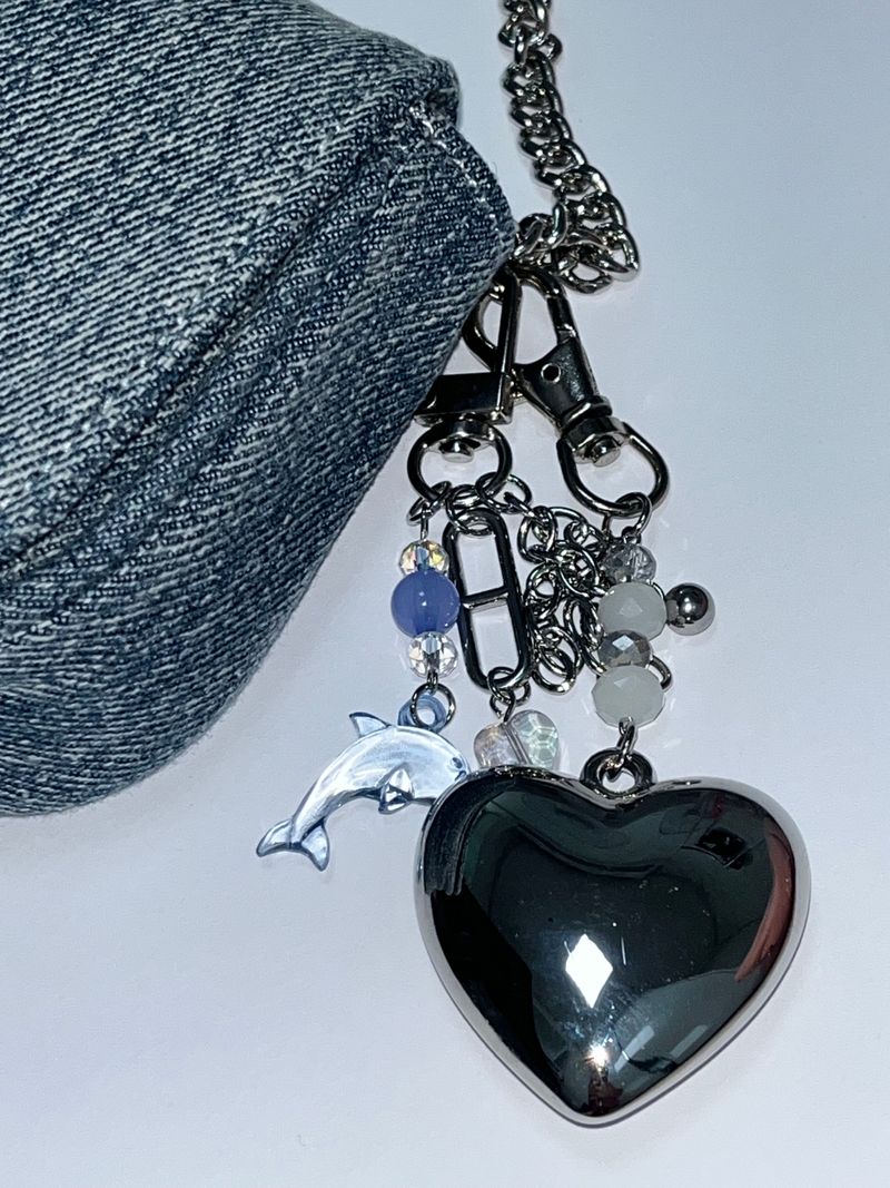 MADE silver love Keyring