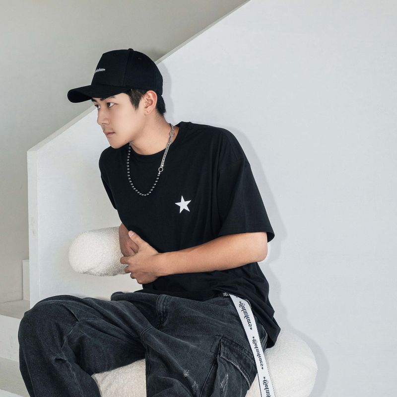 MINI LOGO-EMBROIDERED DAD CAP