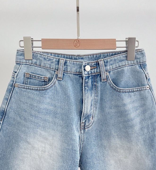 Slom Washing Denim Shorts