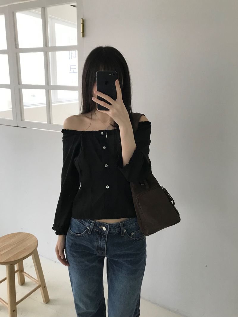 Miel frill blouse (3 colors)