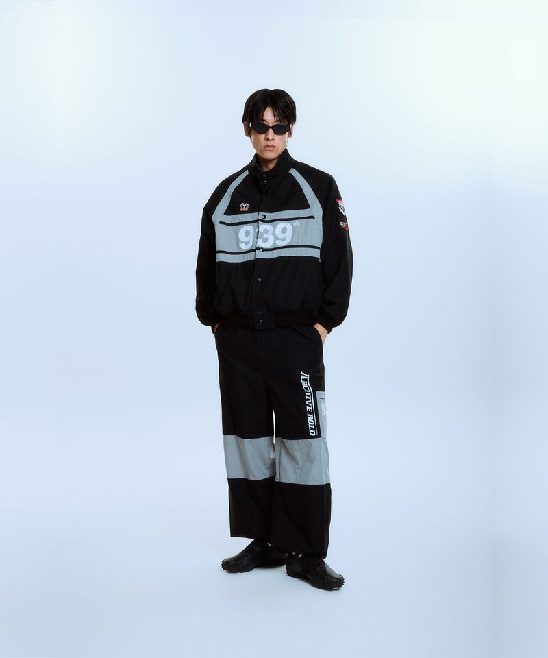 939 RACING PANEL PADDED JACKET (BLACK)